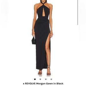 × REVOLVE Morgan Gown in Black
Michael Costello - Worn Once Like New